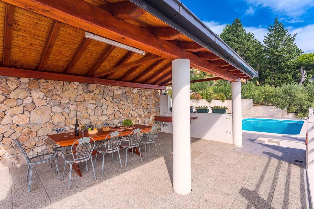 Villa Maslina, With Private 32M2Pool, Panoramic Views On 100Km Coastline, 12 Pax Локва Рогозница Екстериор снимка