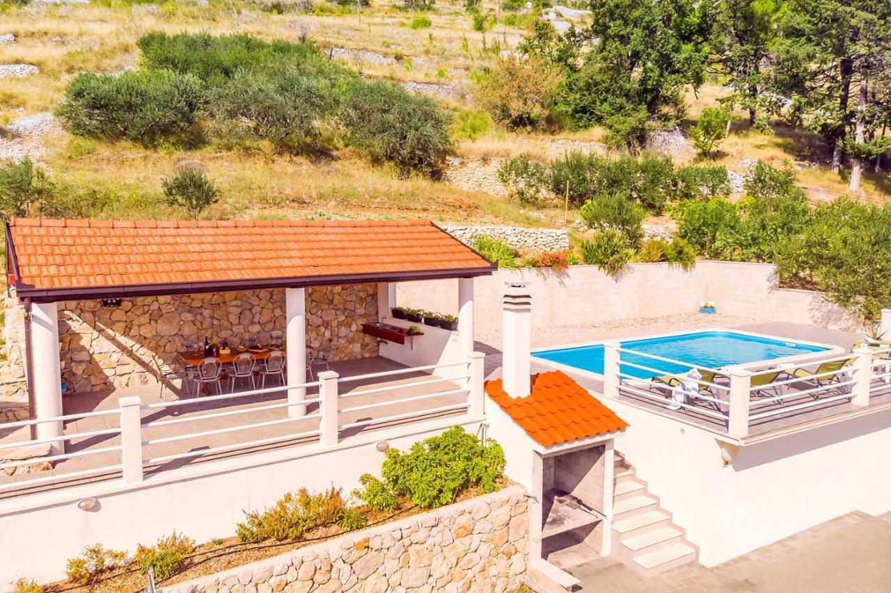 Villa Maslina, With Private 32M2Pool, Panoramic Views On 100Km Coastline, 12 Pax Локва Рогозница Екстериор снимка